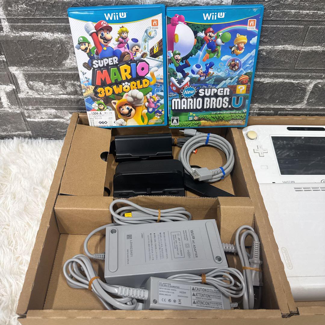 Wii U 本体 マリオカート8セット+マリオ3D+newマリオU