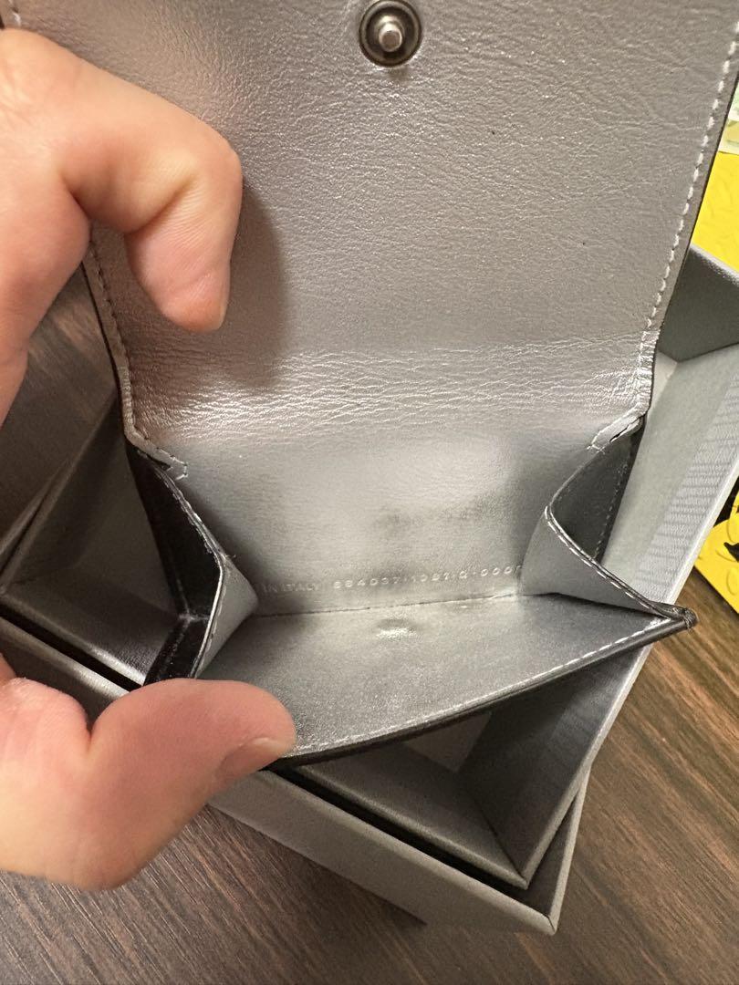 BALENCIAGA 三つ折り財布 ミニウォレットブラック