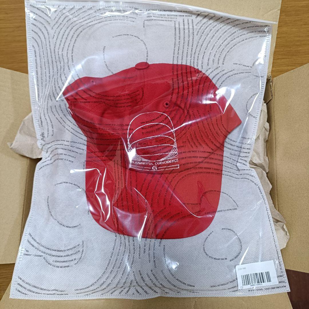 【新品未使用】GADIDANONIEM JUDE/RED CAP 刺繍キャップ
