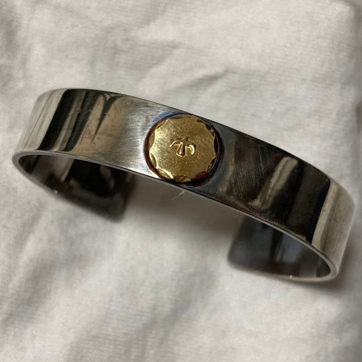 goro's ゴローズ 平打ちバングル 平打ちブレス メタル付き | www