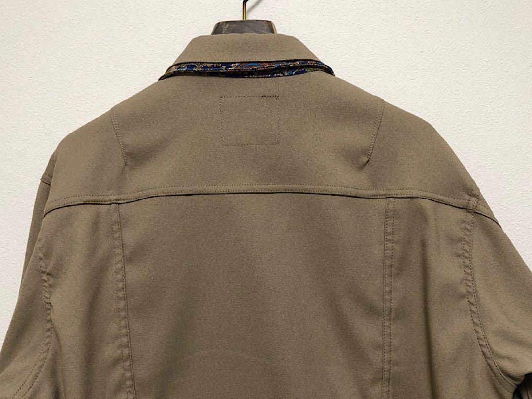 良品EXODUSバックラッシュ22SS別注ペイズリーレザーカスタムG-JKT