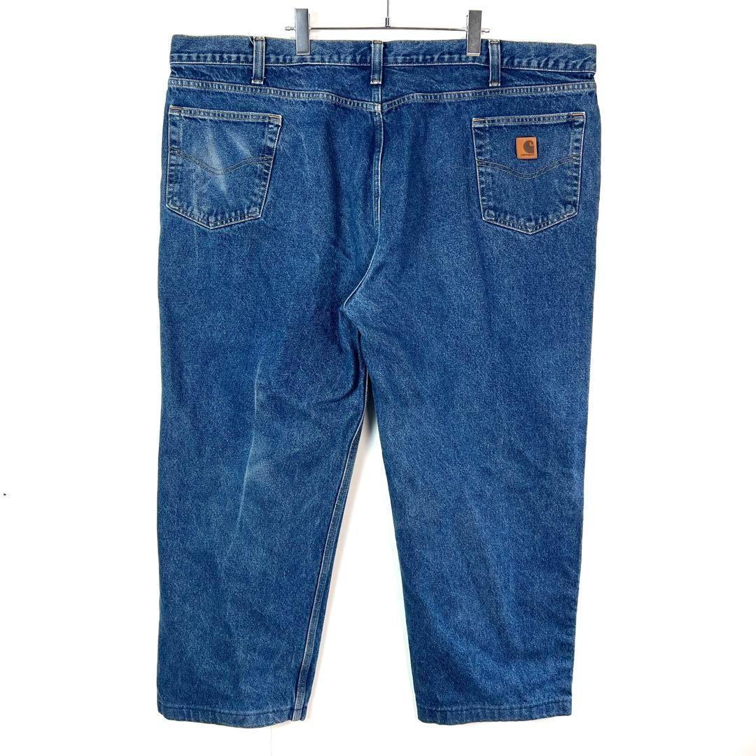 メキシコ製Carhartt カーハートデニムパンツ50×32革タグ3/02/04