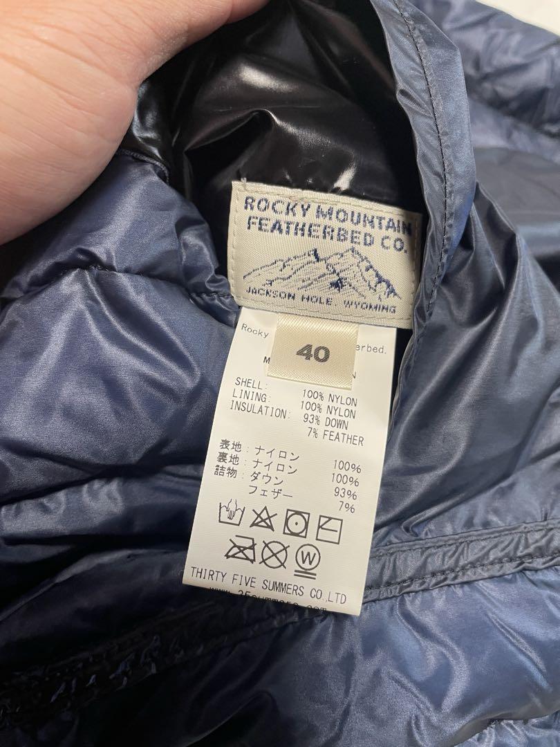 ロッキーマウンテンフェザーベッド　半袖ダウン 楽天市場】Rocky Mountain Featherbed（ロッキーマウンテン