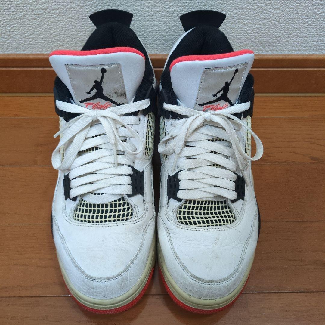 Air Jordan 4 ホワイト/ブラック/レッド