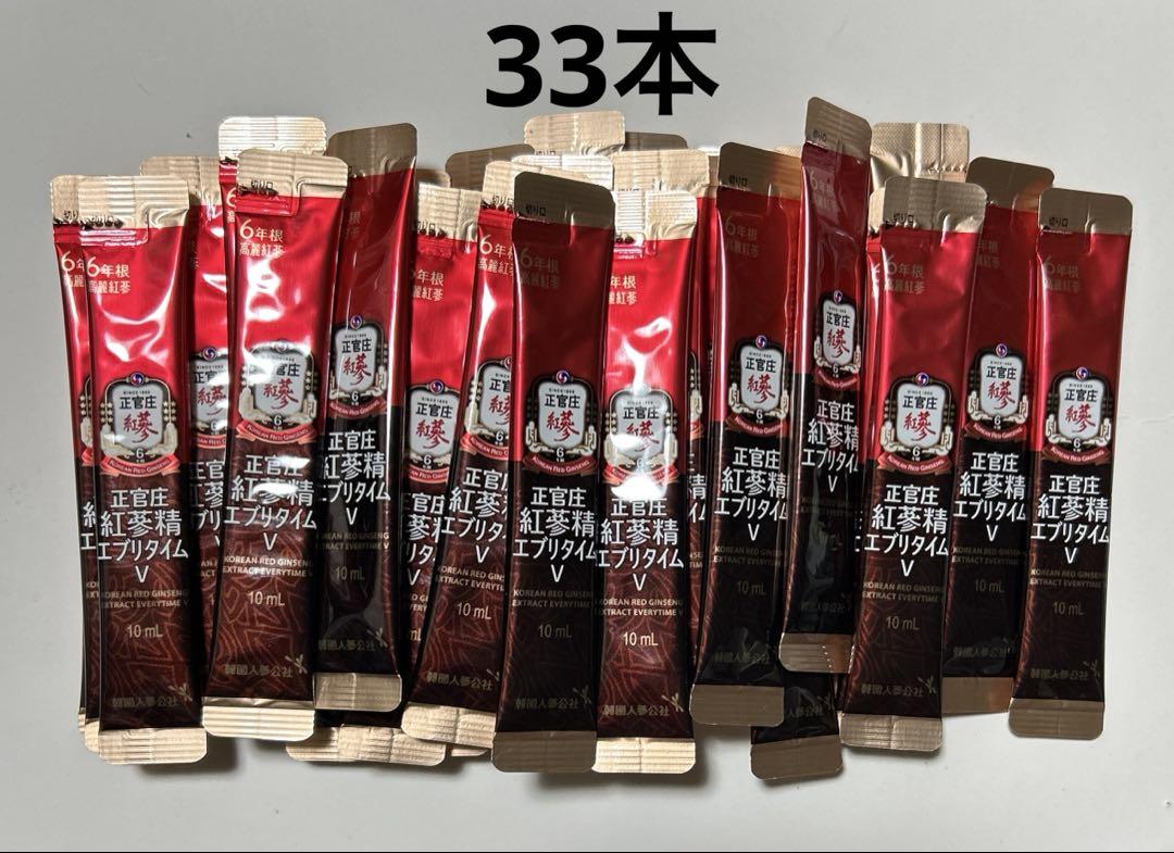 正官庄 紅蔘精エブリタイムV 10ml×33包