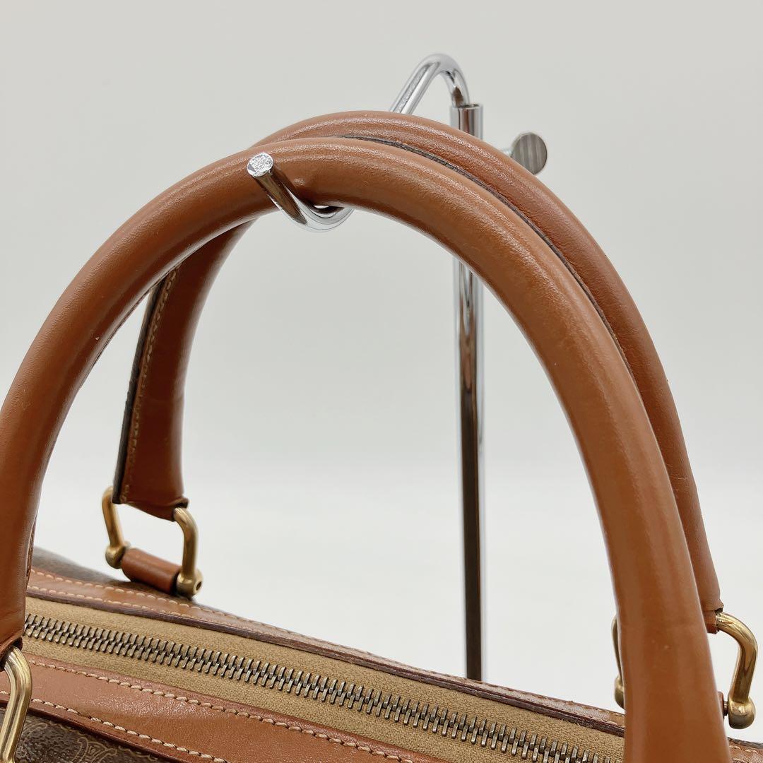CELINE ハンドバッグ ミニボストン 手提げ マカダム柄