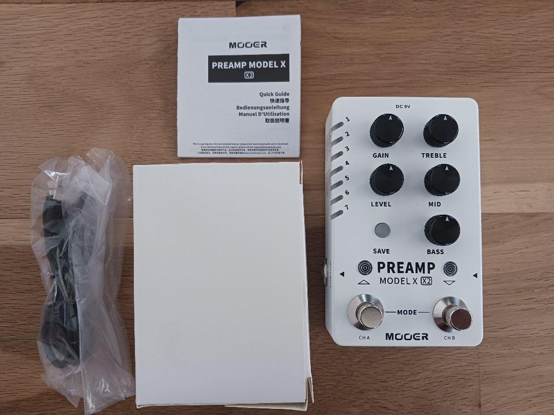 【美品】Mooer PREAMP MODEL X2　Micro Preamp