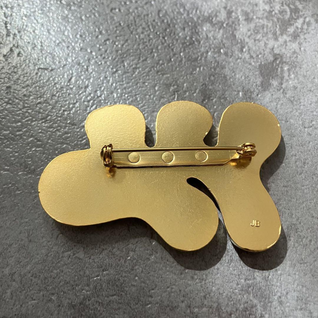 vintage NINA RICCI 大ぶり ブローチ コスチュームジュエリー