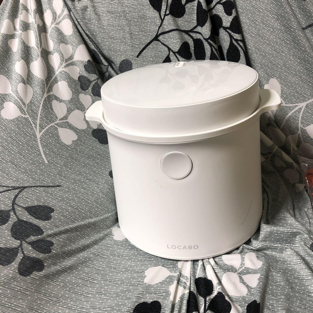 LOCABO 糖質カット炊飯器 ホワイト JM-C20E-W - 炊飯器セール