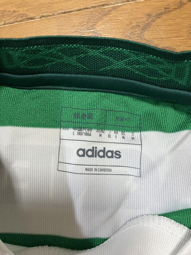 Celtic FC adidas ストライプシャツ Lサイズ