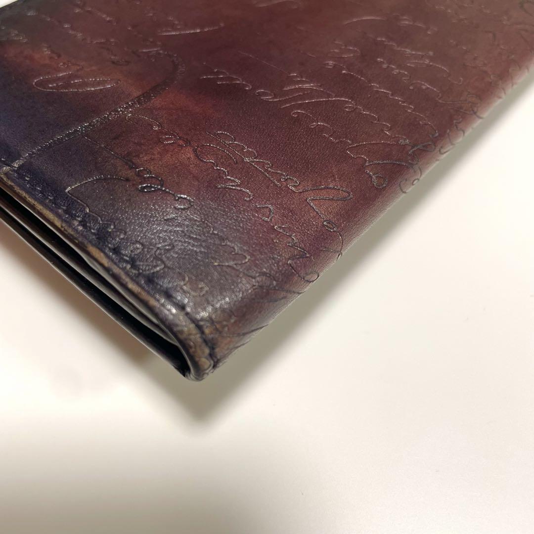 ベルルッティ 長財布 サンタル メンズ財布 ブラウン 小銭入れ Berluti