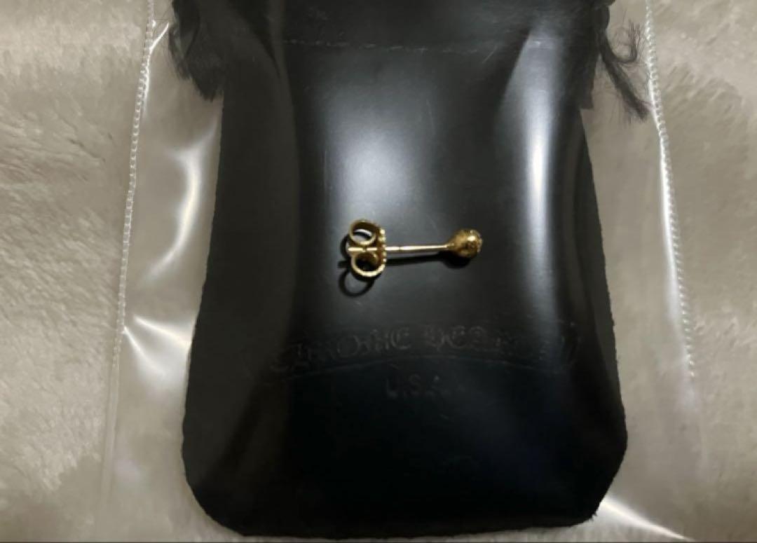 【Chrome hearts k22+k14クロスボールミニ スタッドピアス】