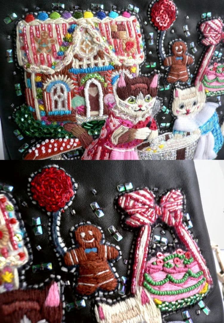 タマオワールド猫の刺繍