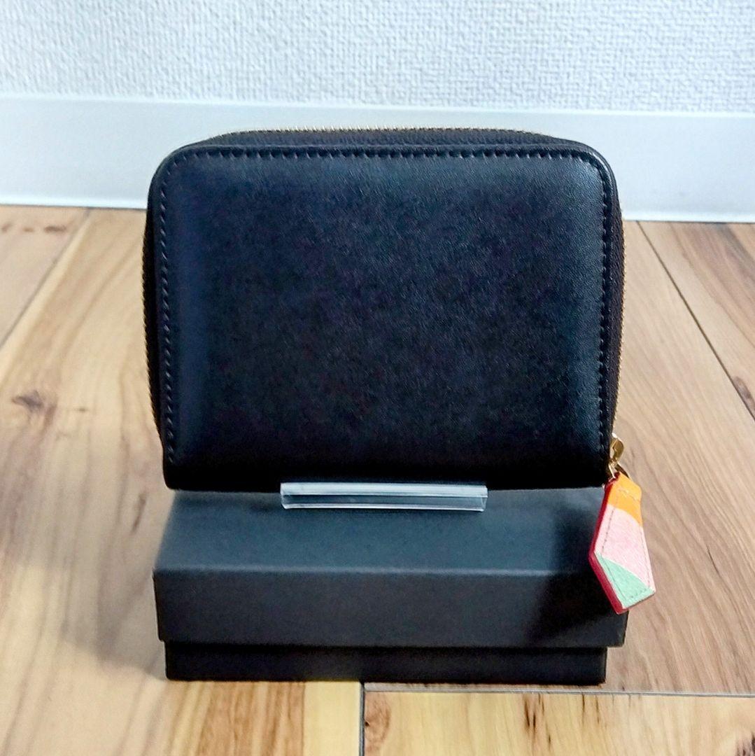 美品　ポールスミス　コインケース　コンパクトウォレット　レザー　ブラック