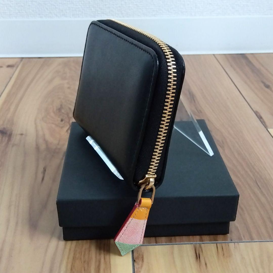 美品　ポールスミス　コインケース　コンパクトウォレット　レザー　ブラック