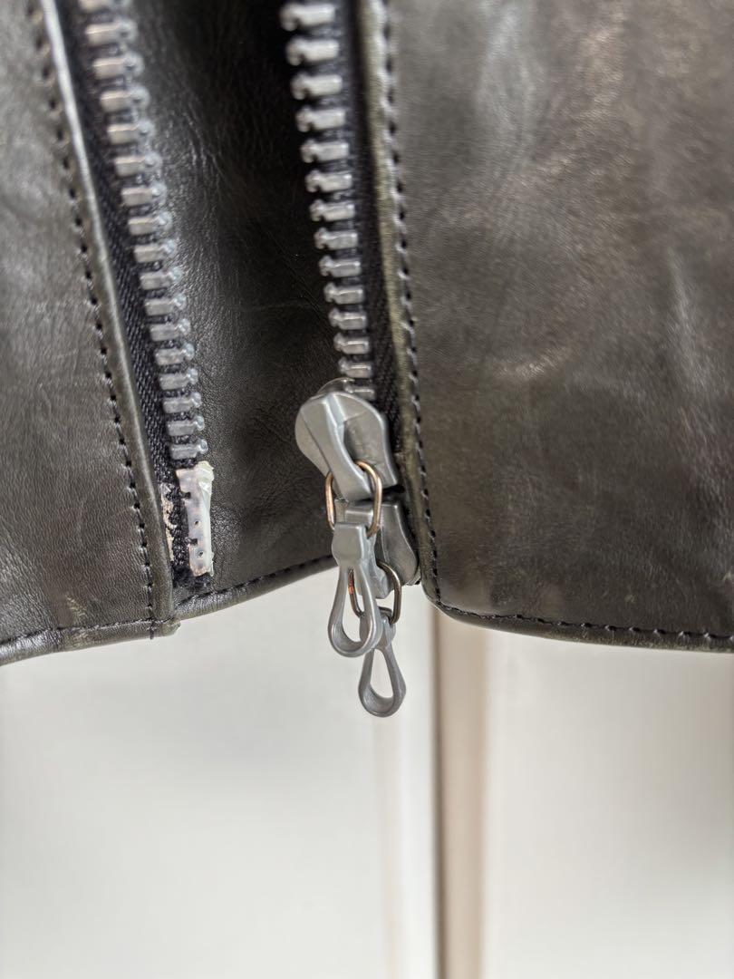 ATTACHMENT 　Wライダース　カーフレザー　ブラック　size2