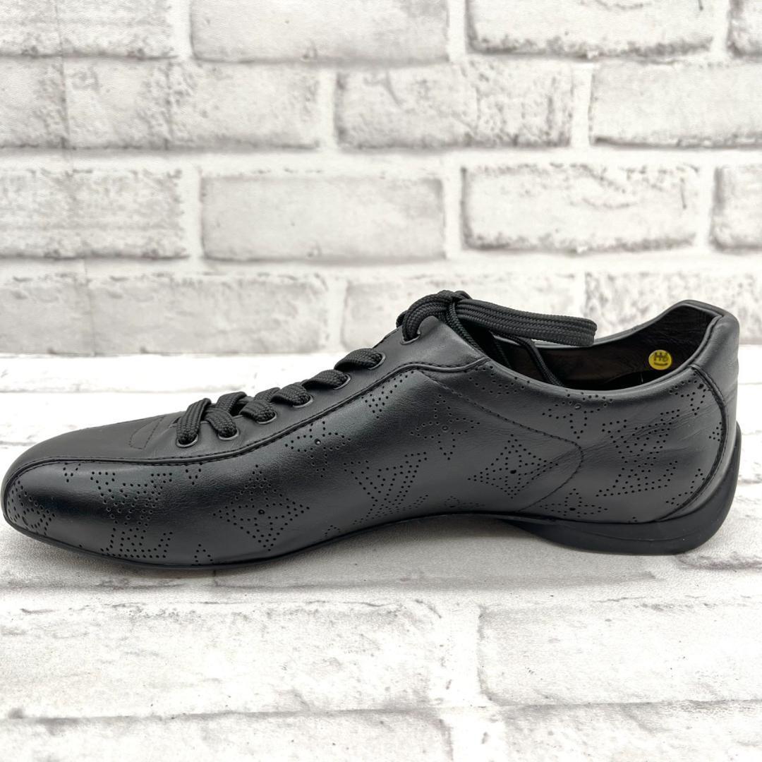 美品 ルイヴィトン ドライビングシューズ マヒナ モノグラム 22.5