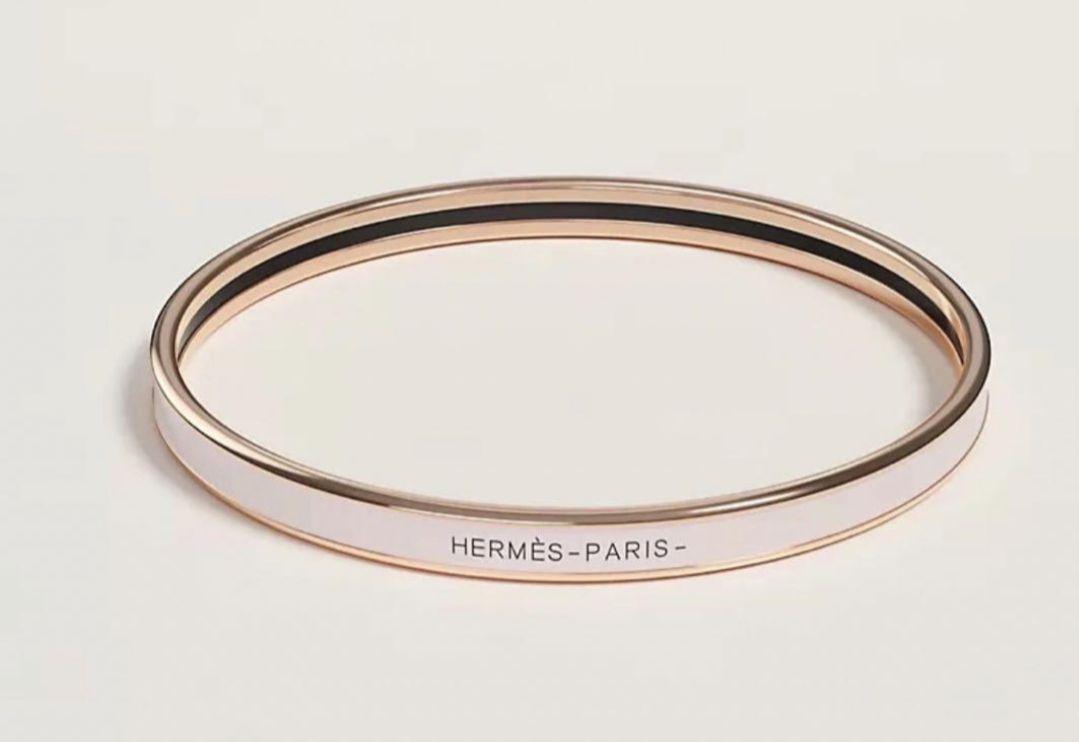 特価商品  HERMES バングル ユニ 70（21㌢）美品 薄いピンク - メルカリ アクセサリー