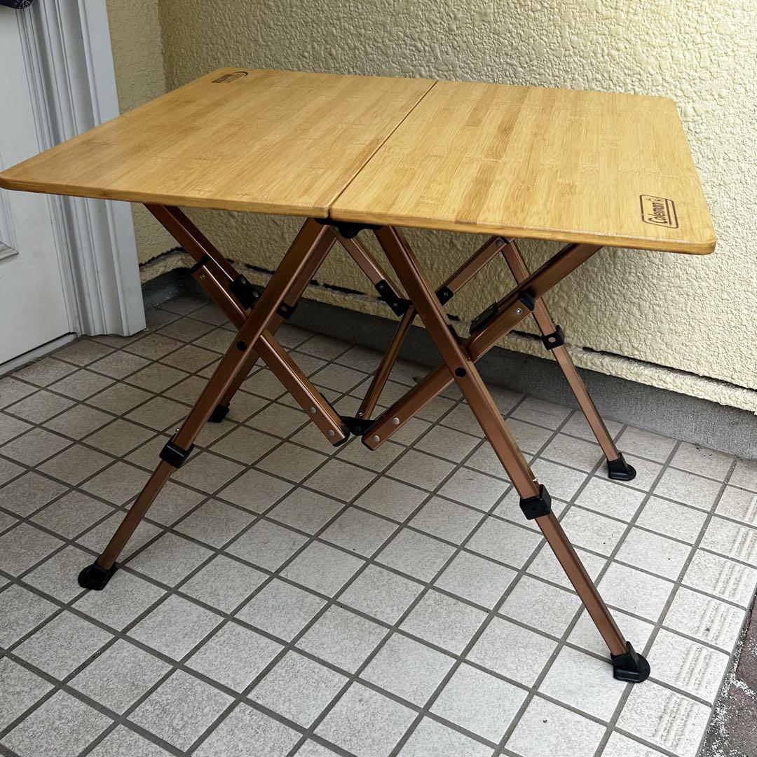 Coleman コールマン コンフォートマスター バンブーラウンジテーブル 65