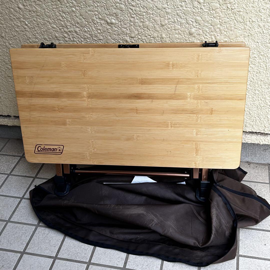 Coleman コールマン コンフォートマスター バンブーラウンジテーブル 65