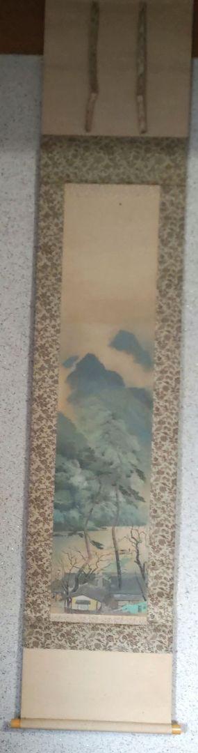風景画掛軸　H77