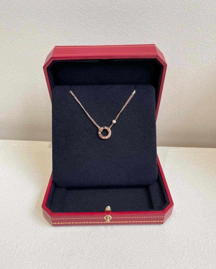 Cartier ローズゴールド ネックレス