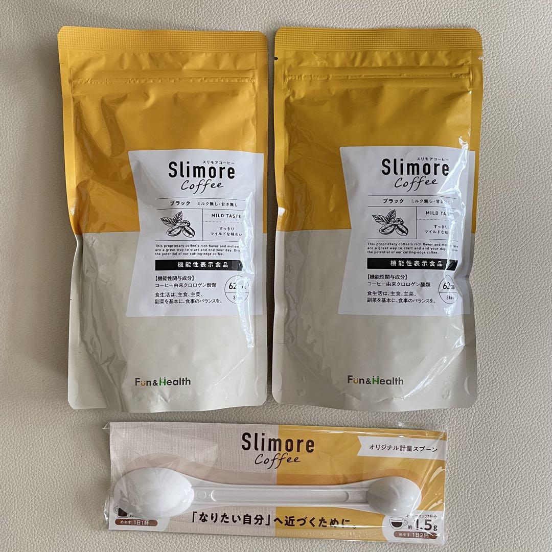 【新品未開封】Slimore Coffee 2袋とスプーン