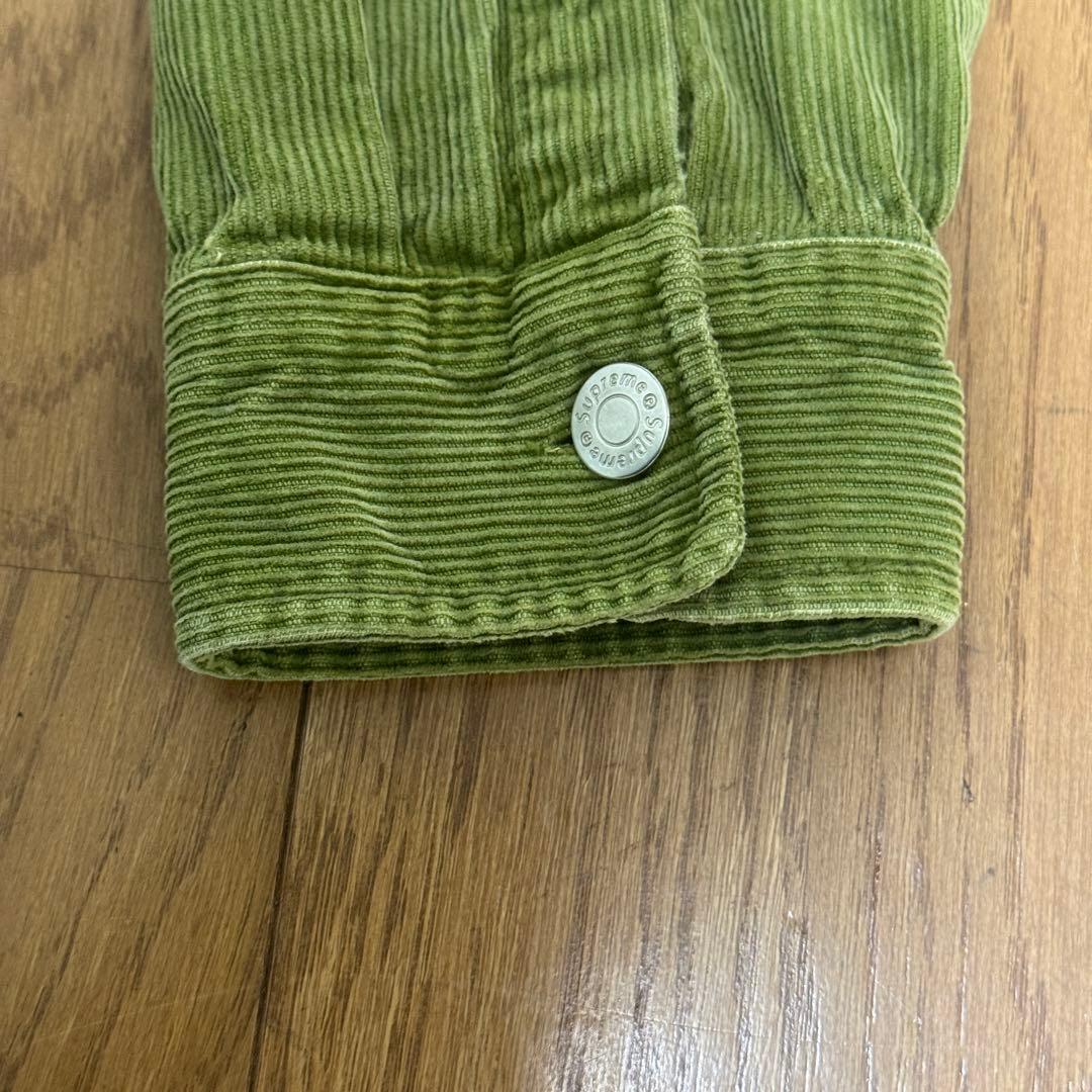 SS21 Supreme Washed Corduroy Green Large SS21 Supreme Washed Corduroy Green Large