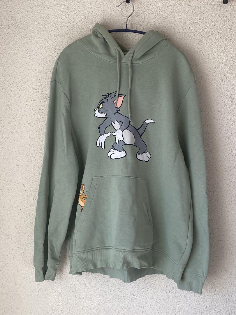 h&m トムとジェリー パーカー フード付きパーカーコラボ tom&jerry