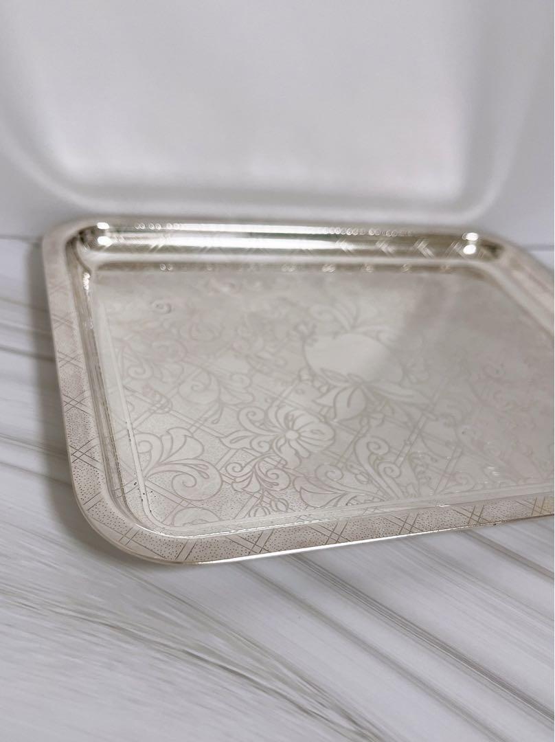 【未使用品】CHRISTOFLE クリストフル ジャルダンエデン トレー