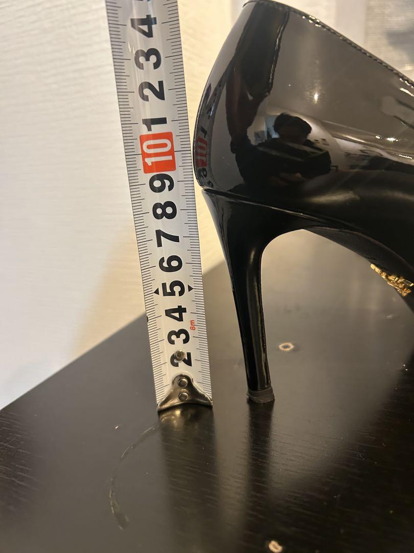 PRADA ブラック パンプス サイズ:38.5(25.5cm相当)