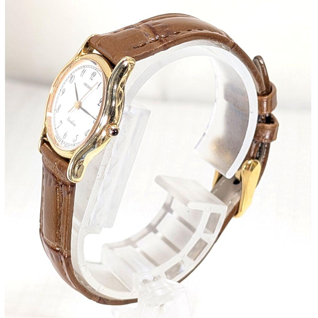 SEIKO EXCELINE レディース 電池ベルト交換済み可動品B-08