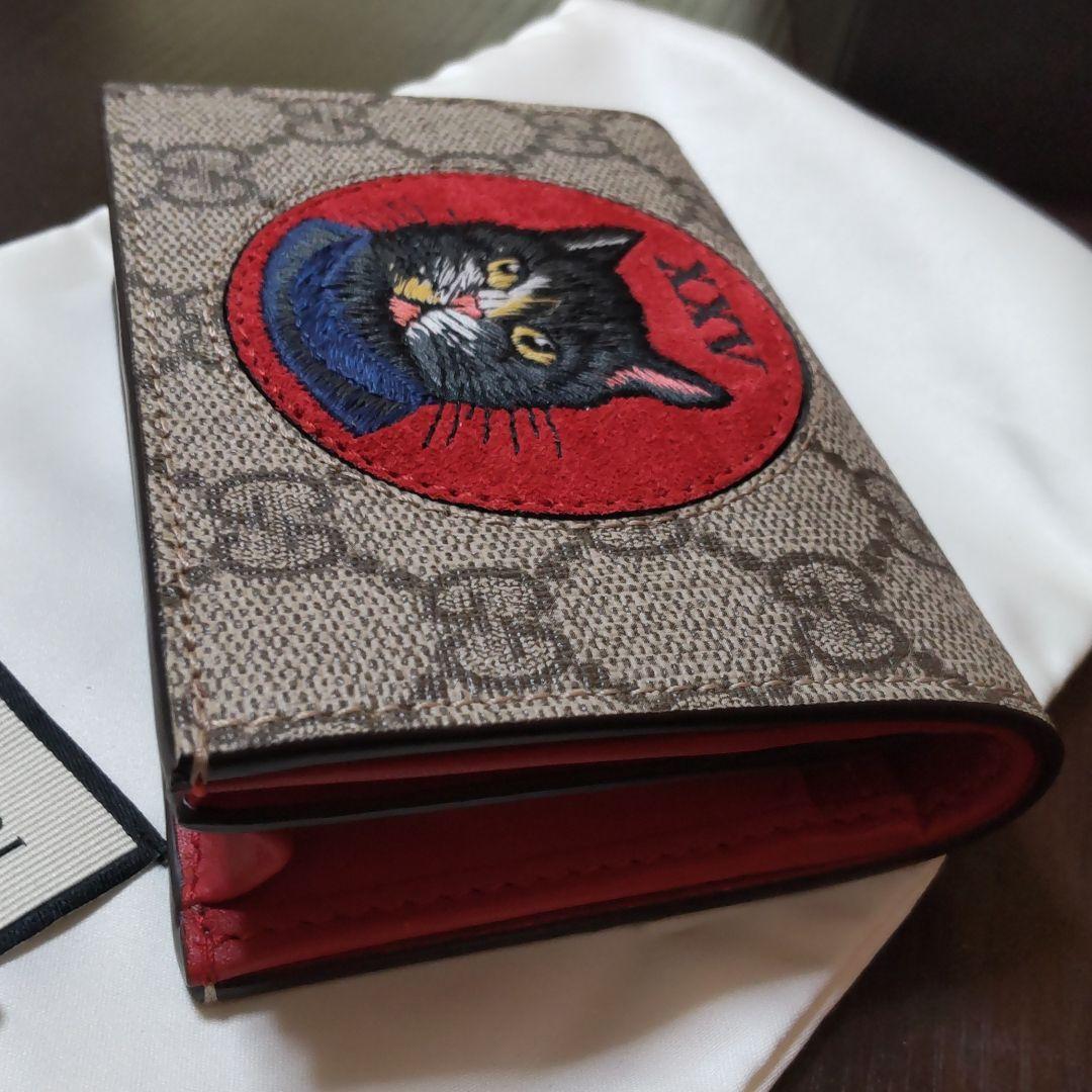 人気商品は GUCCIミステックキャットの二つ折り財布 - 折り財布 人気商品は GUCCIミステックキャットの二つ折り財布 - 折り財布