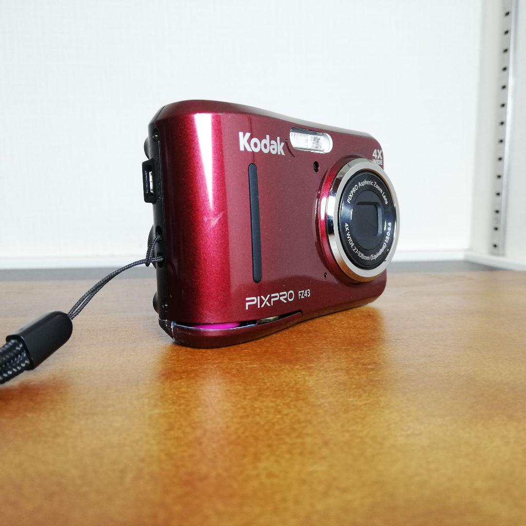 【作例あり】KODAK PIXPRO FZ43 レッド デジタルカメラ