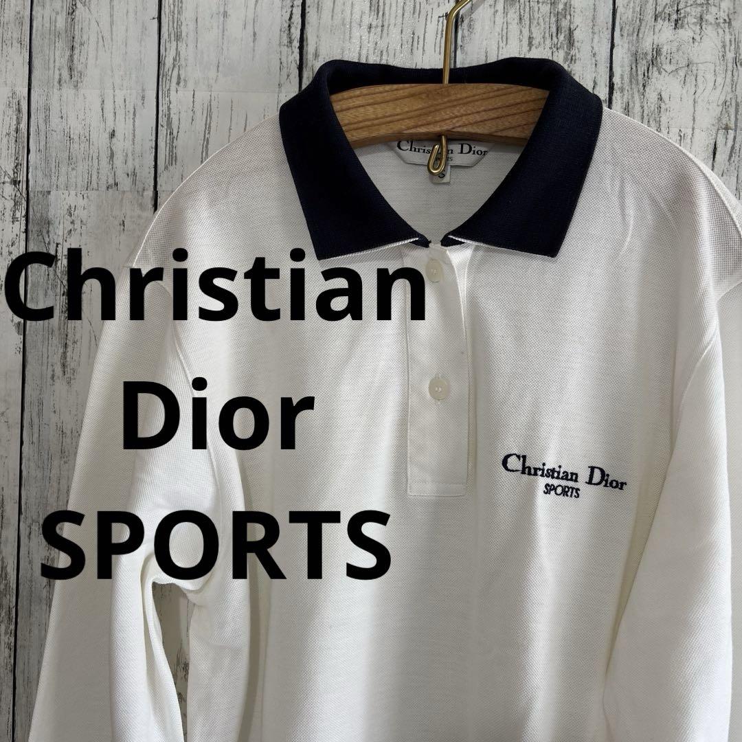 ⭐︎Christian Dior SPORTS 人気鹿子素材　長袖ポロシャツ