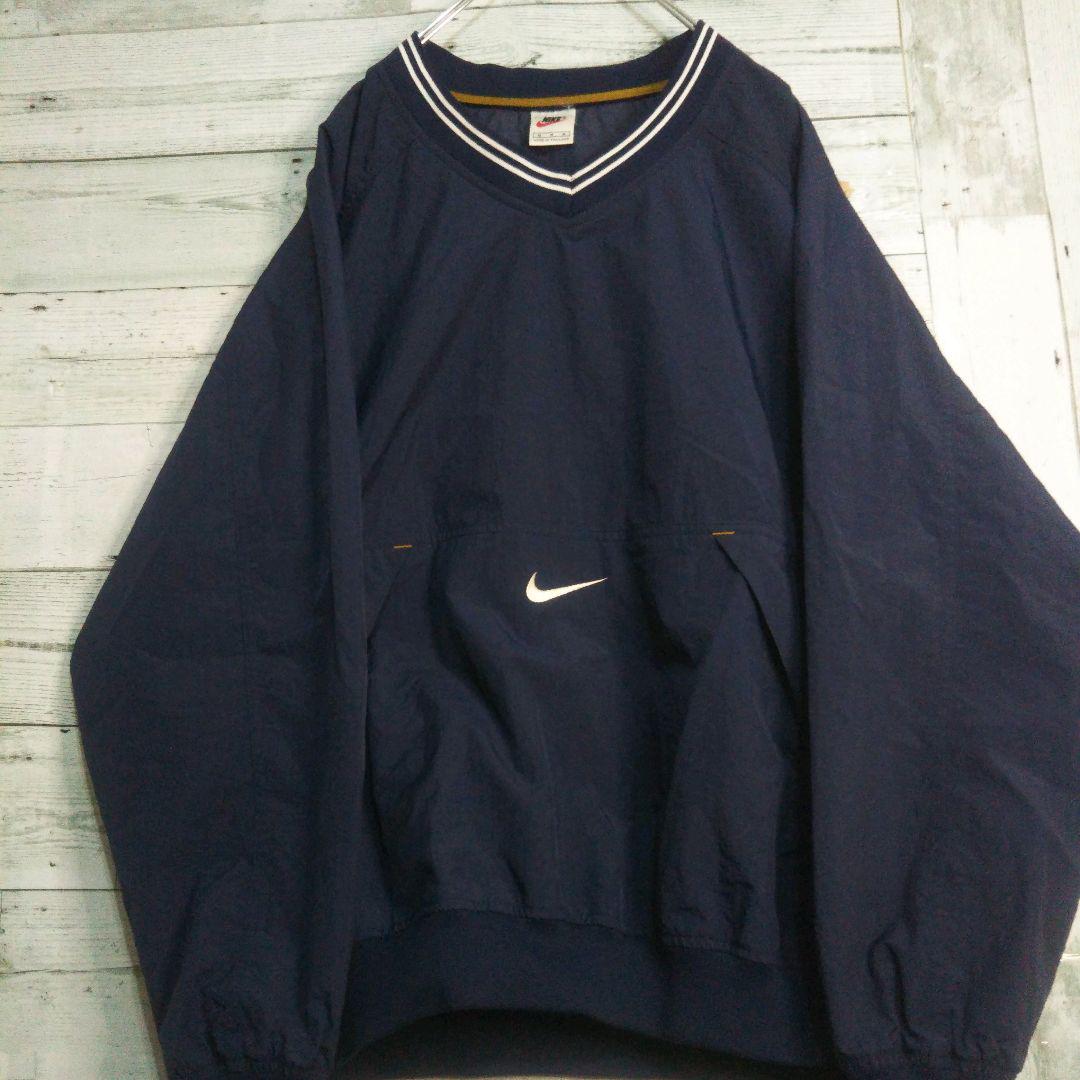 しん様専用 ナイロンジャケット 90s 古着 人気 6o531-m46483997361 NIKE ナイキ ネイビー 超激安国産
