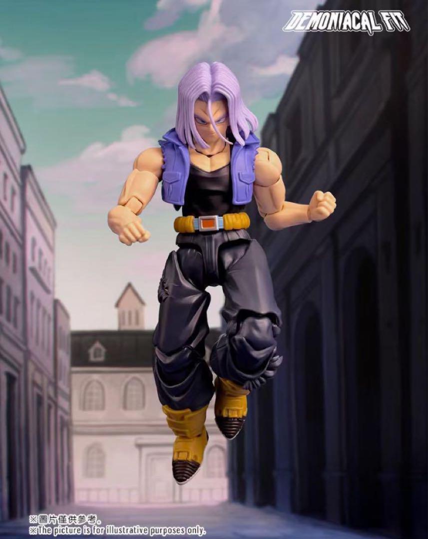 スーパーサイヤ人 トランクス　S.H.フィギュアーツ　同サイズ