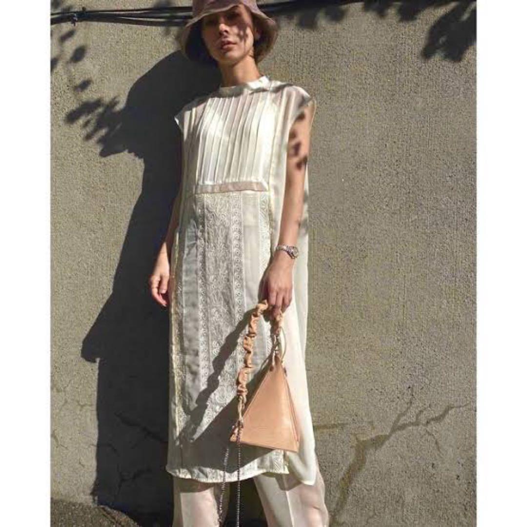 【Ameri VINTAGE】MEDI EMBROIDERY LONG TOP