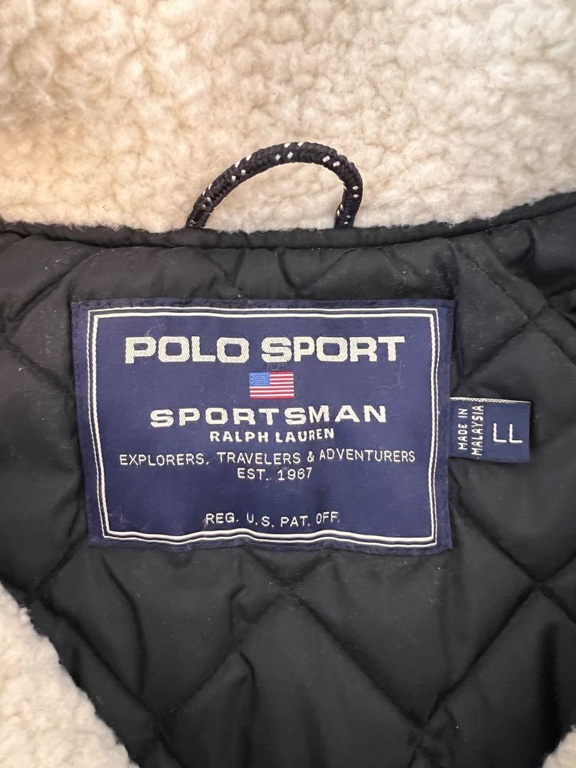 POLO SPORT プルオーバー LL ホワイト/ブラック