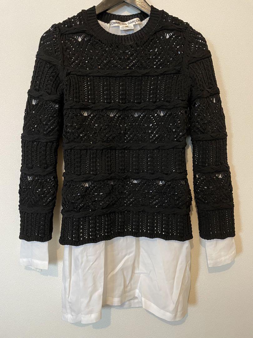 COMME des GARÇONS ブラックニット 15,000円