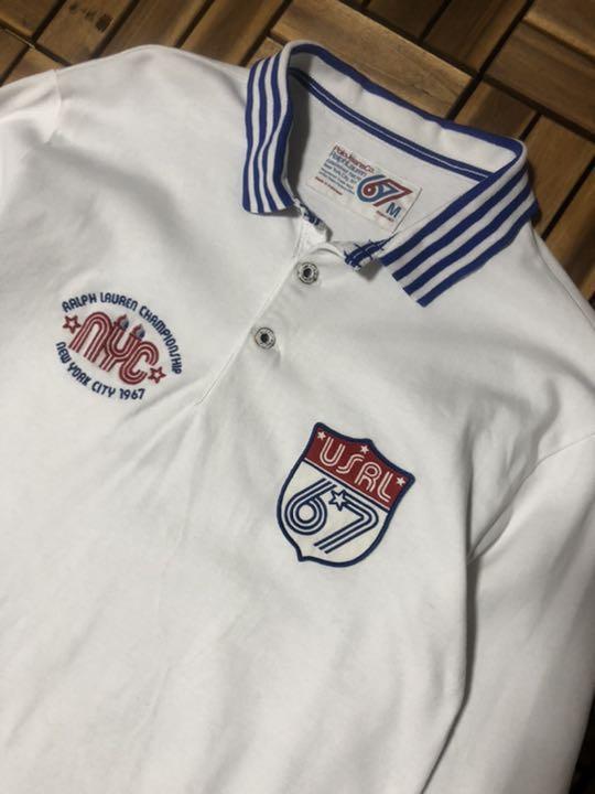 好評高評価 POLO ビンテージ ラルフローレン NYC RFrvG-m46485799506 JEANS ラガーシャツ M 新品安い