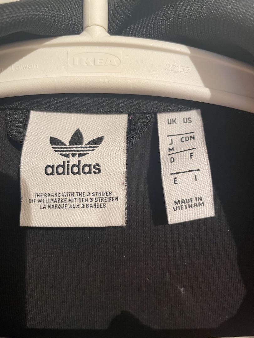 adidas ジャージ ジャケット M 黒/紫