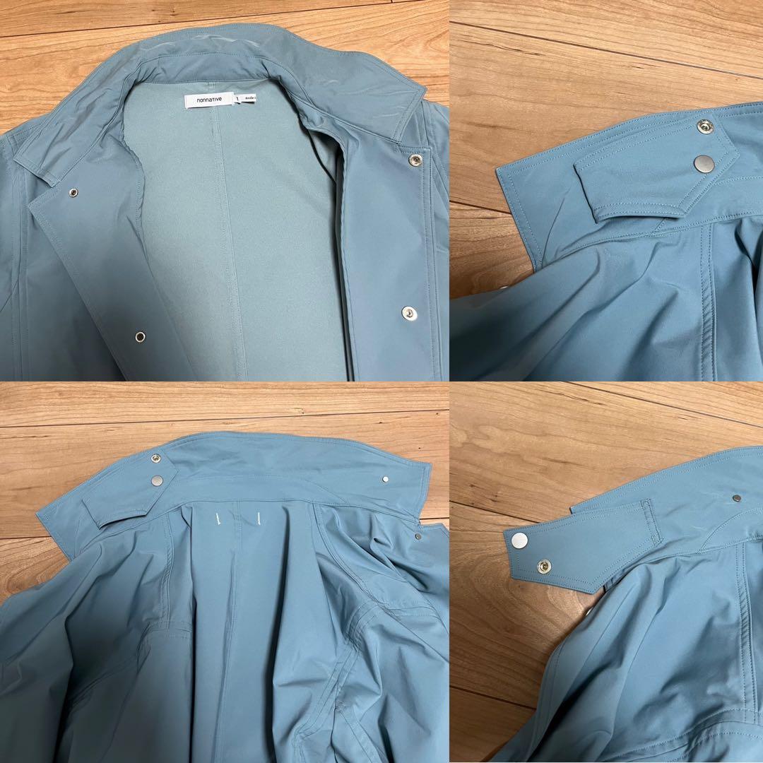 ステンカラーコート nonnative ノンネイティブ コート TEAL ステンカラーコート nonnative ノンネイティブ コート TEAL