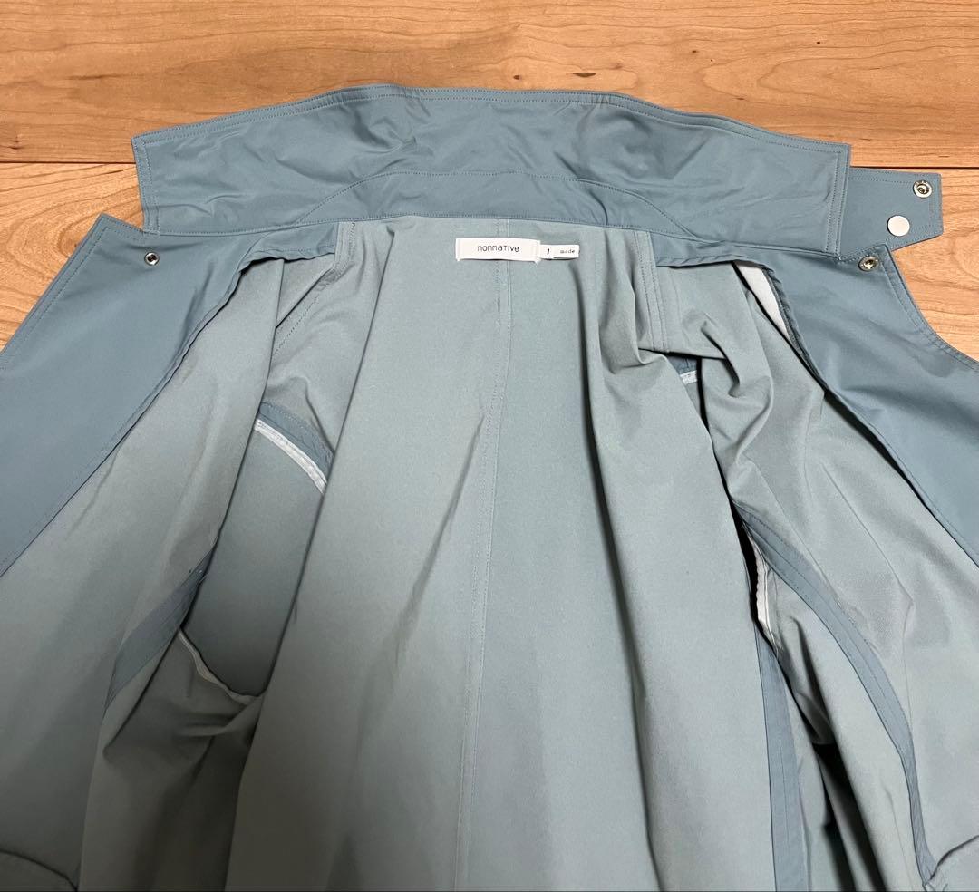 ステンカラーコート nonnative ノンネイティブ コート TEAL ステンカラーコート nonnative ノンネイティブ コート TEAL