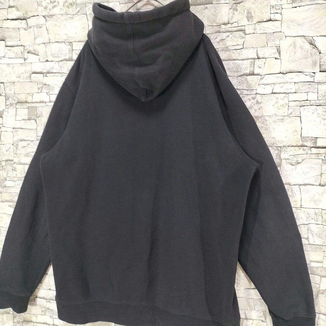 ☆極希少☆ステューシー パーカー スウェット USA製 立体ロゴ ブラック L ☆極希少☆ステューシー パーカー スウェット USA製 立体ロゴ ブラック L