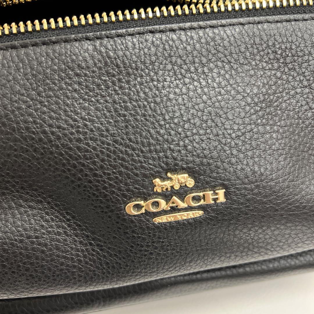 4531 COACH コーチリュックサック ブラック　 レザー　F30550