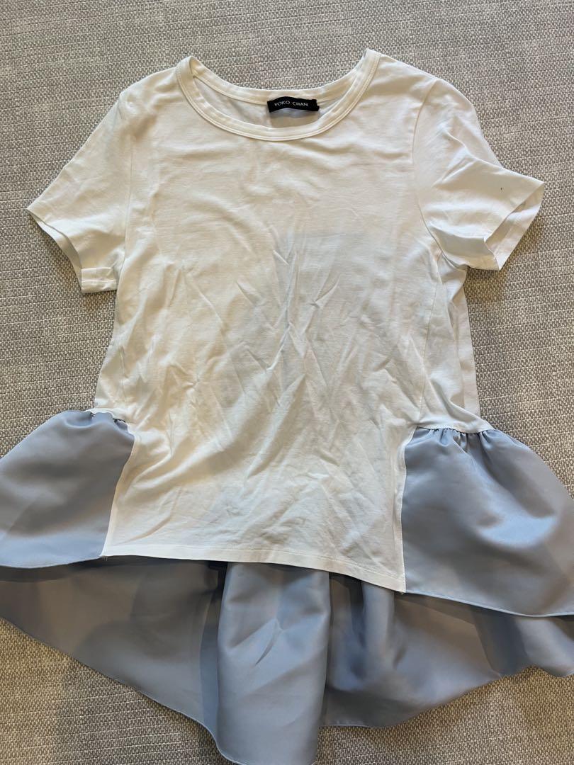 YOKO CHAN フレアシルエット 半袖Tシャツ