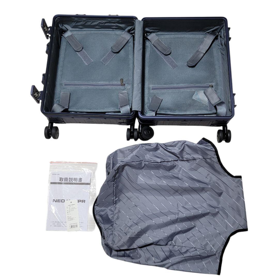 【美品】機内持込可 NEO KEEPR キャリーケース 24L アルミ合金 紺