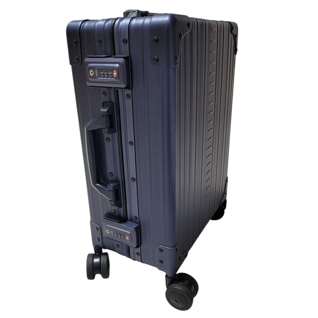 【美品】機内持込可 NEO KEEPR キャリーケース 24L アルミ合金 紺