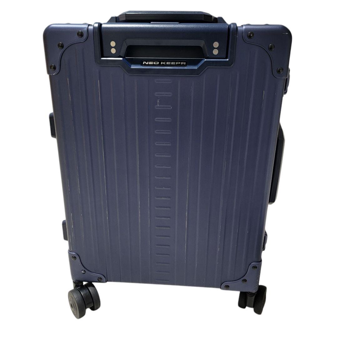 【美品】機内持込可 NEO KEEPR キャリーケース 24L アルミ合金 紺